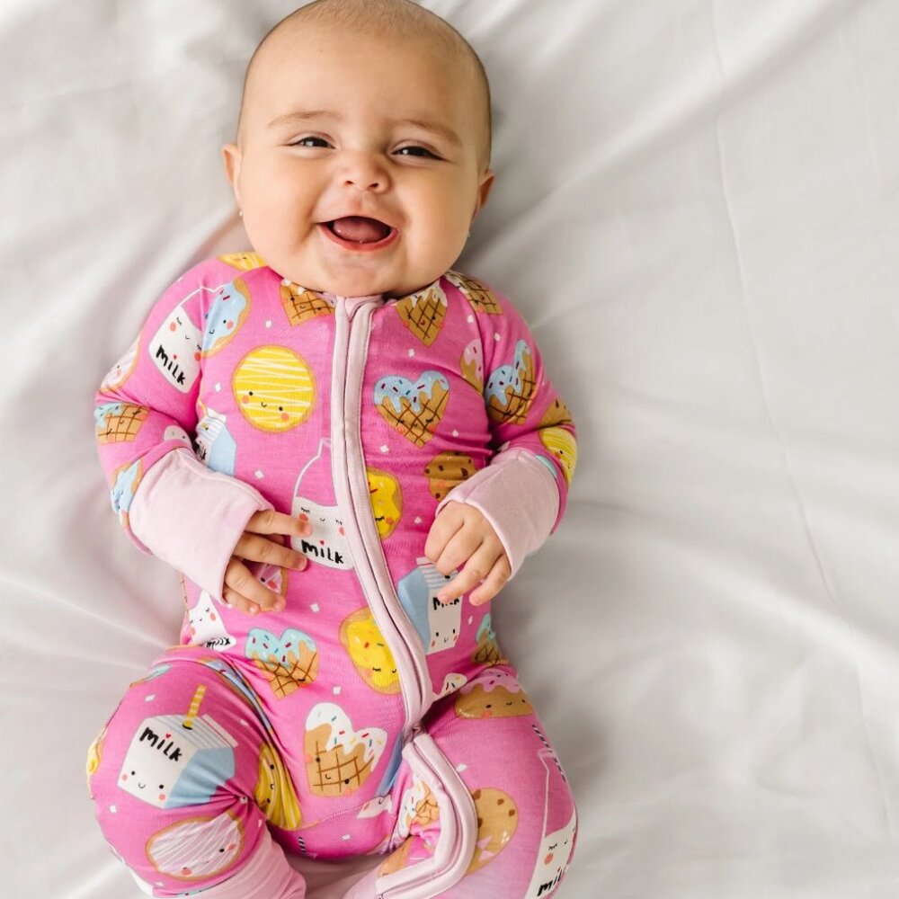 LIttle Sleeps milk and cookies zippy sleeper